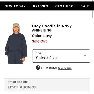 ANINE BING sweatsuit